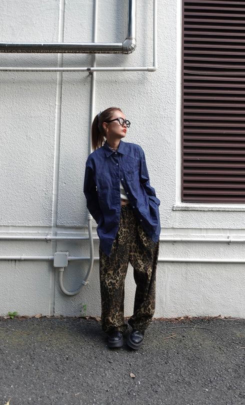 【追加予約!1月中旬~下旬発送予定】レオパードボリュームパンツ